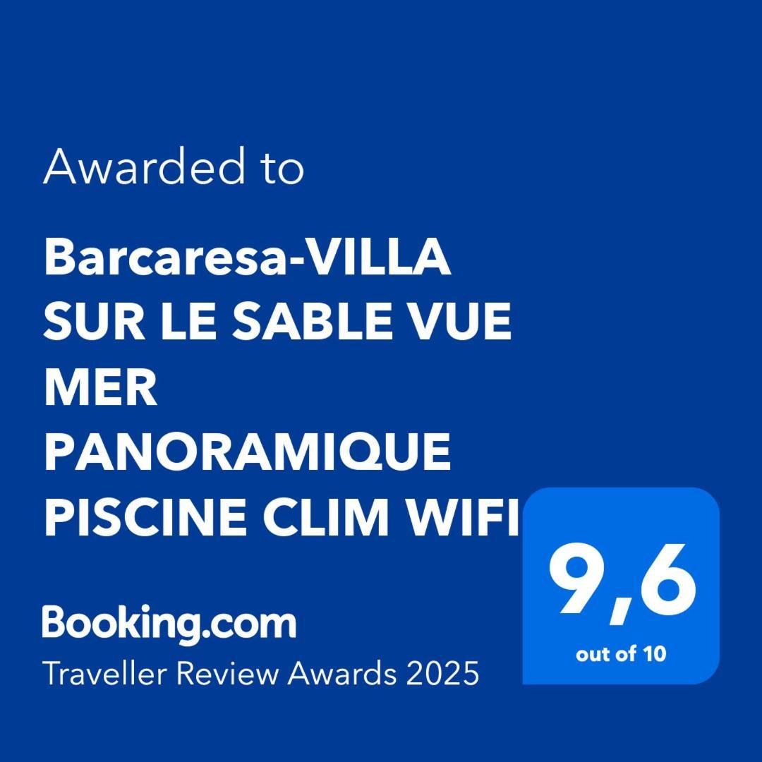 Barcaresa-Villa Sur Le Sable Vue Mer Panoramique Piscine Clim Wifi Le Barcarès Exterior foto